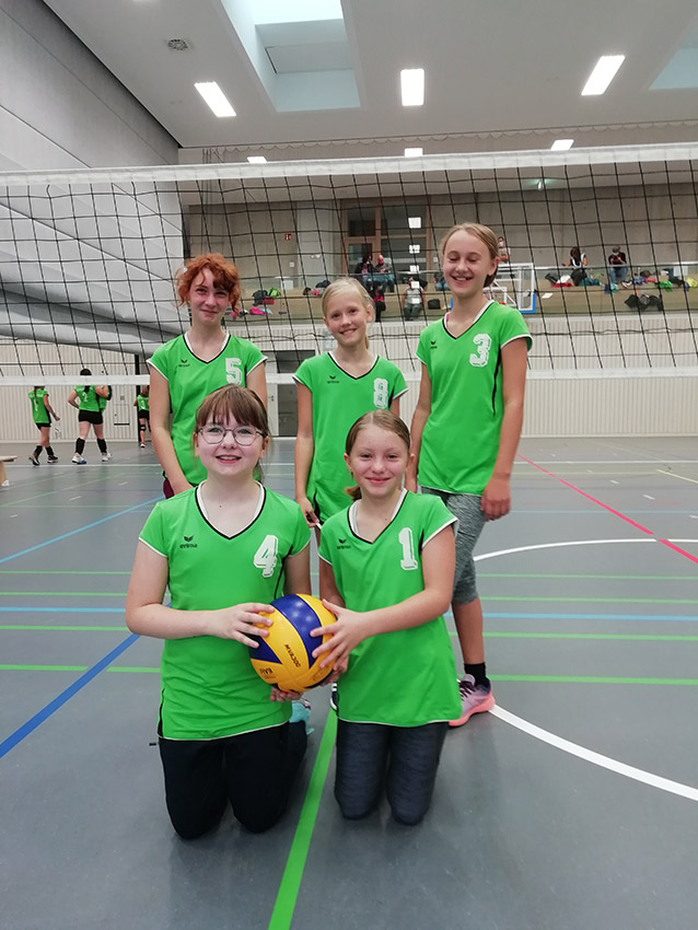 U13 Jugendvolleyballerinnen der SG DJK/TSG