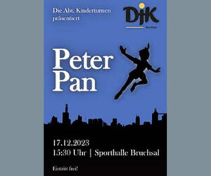 Abteilung Kinderturnen präsentiert Peter Pan