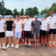 1. Herrenmannschaft DJK Bruchsal Tennis mit Betreuer Götz Nickolaus