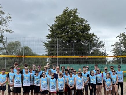 DJK Bruchsal begrüßte Vizeweltmeisterin Karla Borger auf Ihrer Beachvolleyballanlage anlässlich des Sommercamp des Nordbadischen Volleyballverband