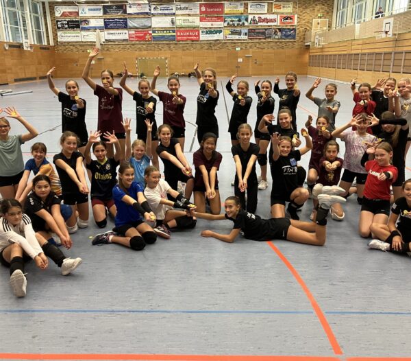 Bezirkskadersichtung weiblich in der Sporthalle Bruchsal vom Nordbadischen Volleyballverband