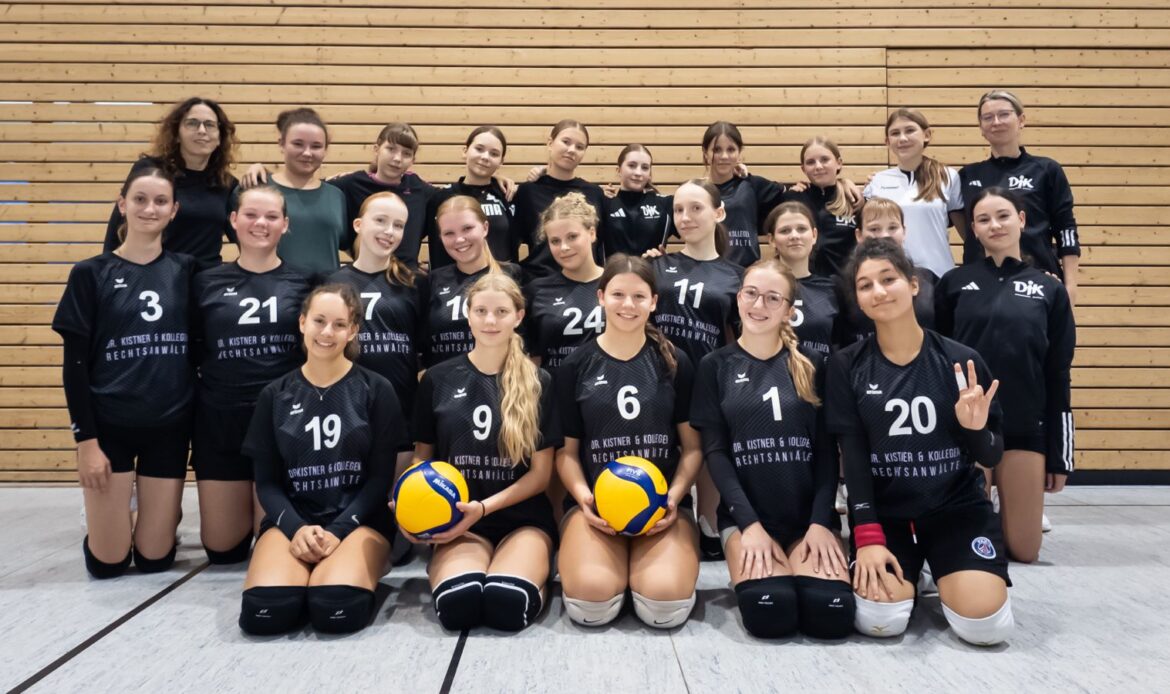 U18 Volleyball Jugend weiblich Mannschaftsbild 2025