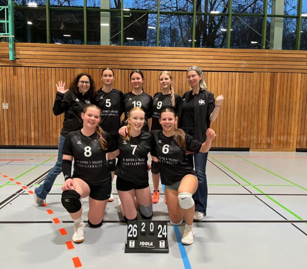 U18 Volleyballerinnen der SG DJK/TSG Bruchsal erreichen den 3. Platz am 4. Spieltag der Landesliga in Ettlingen