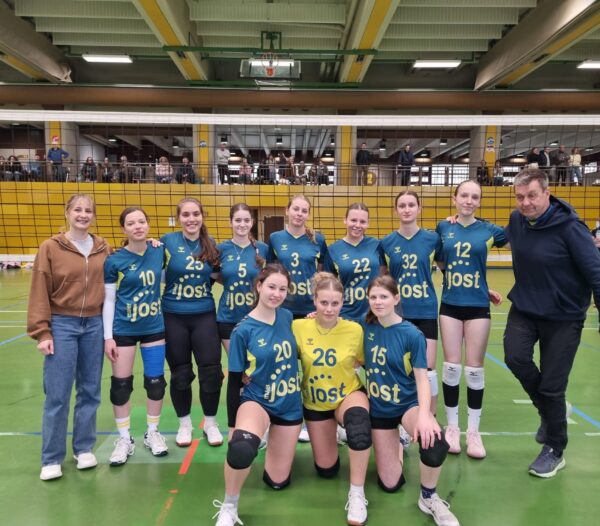 Volleyballerinnen der SG DJK/TSG Bruchsal beenden erfolgreiche U20 Saison mit der Teilnahme am Verbandspokal in Ettlingen/Rüppurr