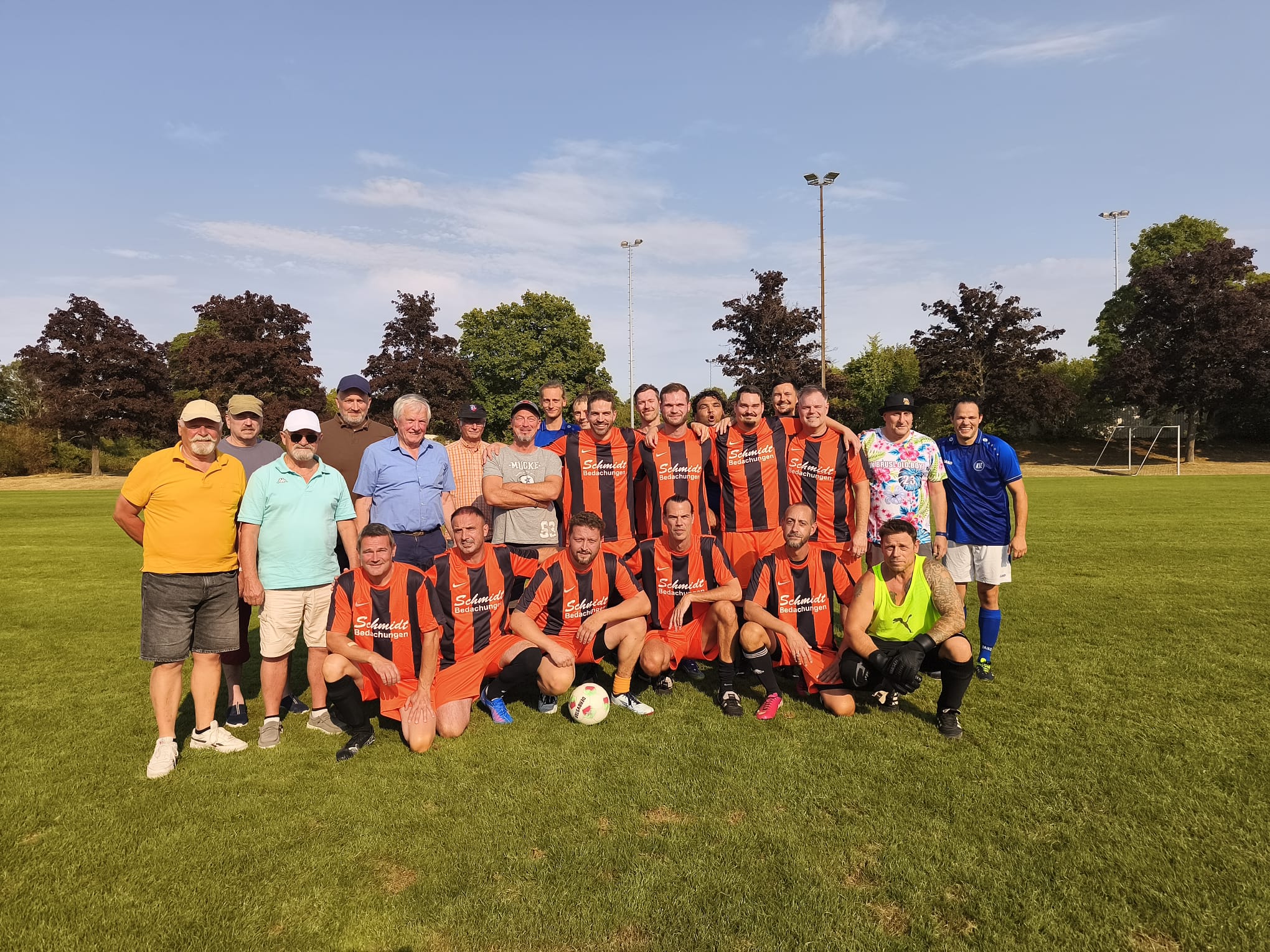 Mannschaftsbild Abteilung Fußball DJK Bruchsal