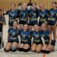 SG DJK/TSG Bruchsal Volleyballerinnen mit Trainer